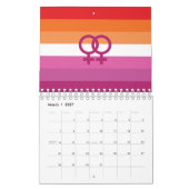 WLW Lesbische Flagge Kalender (Mär 2027)