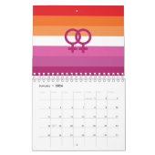 WLW Lesbische Flagge Kalender (Jan 2026)