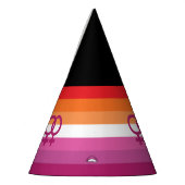 WLW Lesbische Flagge Partyhütchen (Links)