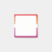 WLW Lesbische Flagge Post-it Klebezettel (Vorderseite)