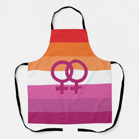 WLW Lesbische Flagge Schürze (Vorderseite)