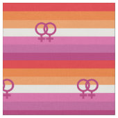 WLW Lesbische Flagge Stoff (Nahaufnahme)