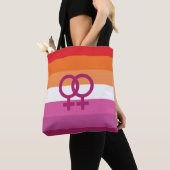 WLW Lesbische Stolperflagge (Sunset) Tasche (Von Nahem)