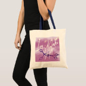 WLW Subtile Sapphisch, MACH KUNST, Lavendel Schere Tragetasche (Vorderseite (Produkt))