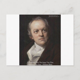 Wm Blake "Seeing Trees" Weisheit Zitat Geschenke Postkarte