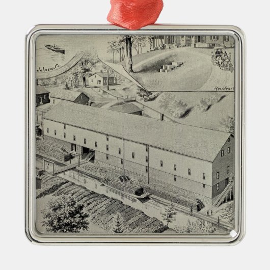 Wm G Johnson Co Ornament Aus Metall (Vorne)