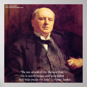 Wm James "Ein Leben, das es wert ist, gelebt zu we Poster