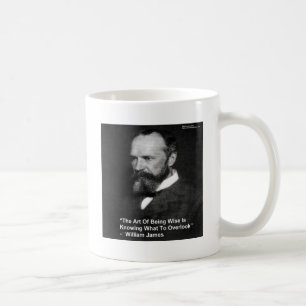 Wm James "Weise sein" Zitat Geschenke Karten Tasse