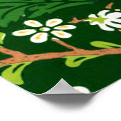 WM Morris Blackthorn Art Nouveau Pattern Poster (Ecke)