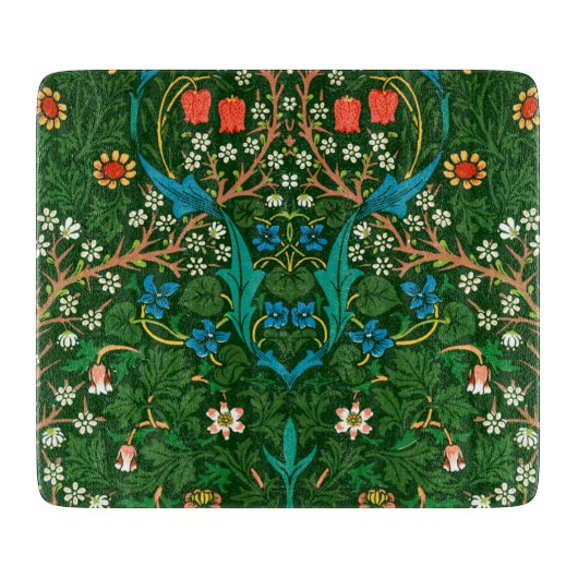 WM Morris Blackthorn Art Nouveau Pattern Schneidebrett (Vorderseite)