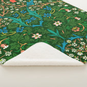 WM Morris Blackthorn Art Nouveau Pattern Sherpadecke (3/4)