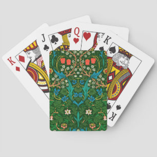 WM Morris Blackthorn Art Nouveau Pattern Spielkarten