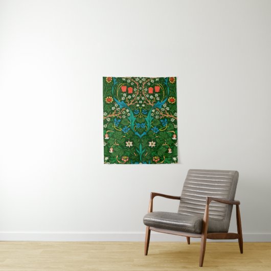 WM Morris Blackthorn Art Nouveau Pattern Wandteppich (Beispiel)