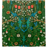 WM Morris Blackthorn Jugendstil-Muster Duschvorhang (Vorderseite)