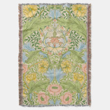 Wm Morris Myrtle Floral Art Nouveau Pastell