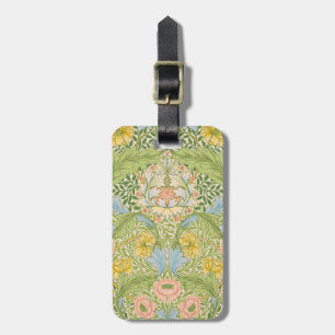 Wm Morris Myrtle Floral Art Nouveau Pastell Gepäckanhänger