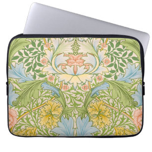 Wm Morris Myrtle Floral Art Nouveau Pastell Laptopschutzhülle