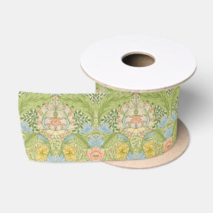 Wm Morris Myrtle Floral Art Nouveau Pastell Satinband
