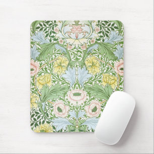 Wm Morris Myrtle Florale Art Nouveau Hell Mousepad