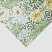 Wm Morris Myrtle Florale Art Nouveau Hell Seidenpapier (Detail)