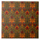 Wm. Morris Saturated Fliese (Vorderseite)