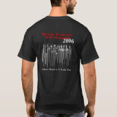 WMA 2006 schwarzer T - Shirt (Rückseite)