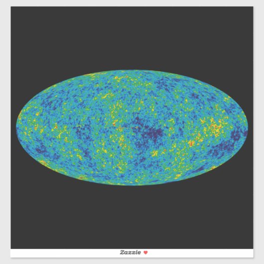 WMAP Microwave Anisotropy Probe Universe Map Aufkleber (Blatt)
