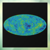 WMAP Microwave Anisotropy Probe Universe Map Fensteraufkleber (Blatt 3)