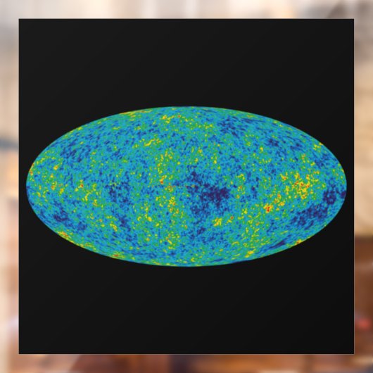 WMAP Microwave Anisotropy Probe Universe Map Fensteraufkleber (Blatt 2)