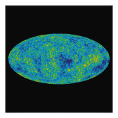 WMAP Microwave Anisotropy Probe Universe Map Fotodruck (Vorne)