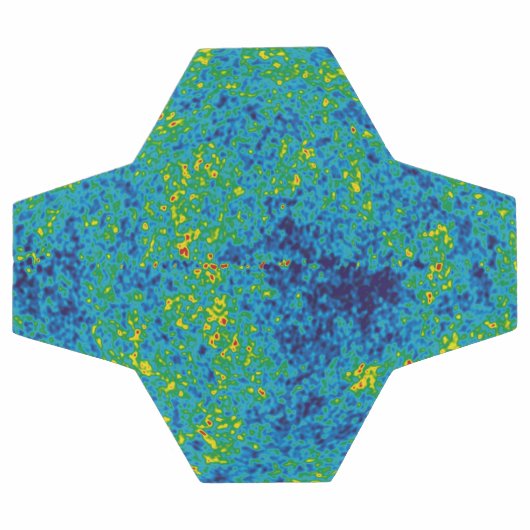 WMAP Microwave Anisotropy Probe Universe Map Fußball (Flach)