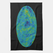 WMAP Microwave Anisotropy Probe Universe Map Geschirrtuch (Vertikal)