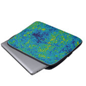 WMAP Microwave Anisotropy Probe Universe Map Laptopschutzhülle (Vorne Knopf)
