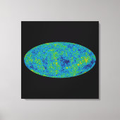 WMAP Microwave Anisotropy Probe Universe Map Leinwanddruck (Vorderseite)