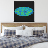 WMAP Microwave Anisotropy Probe Universe Map Leinwanddruck (Insitu (Schlafzimmer))