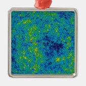 WMAP Microwave Anisotropy Probe Universe Map Ornament Aus Metall (Vorne)