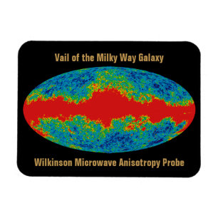 WMAP, Schleier der Milchstraßengalaxie über dem Un Magnet