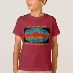 WMAP, Schleier der Milchstraßengalaxie über dem Un T-Shirt