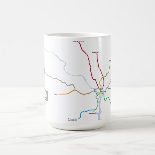 WMATA-Metrorail Kaffeetasse (Mittel)