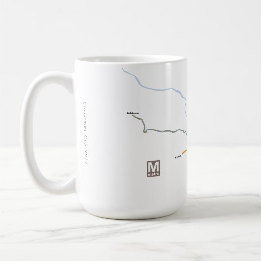 WMATA-Metrorail Kaffeetasse (Links)