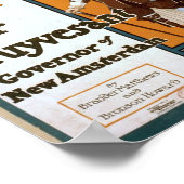 WmH Crane als Peter Stuyvesant Governor of New Ams Poster (Ecke)