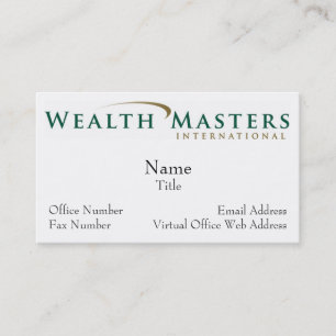 WMI-Logo, Name, Titel, E-Mail-Adresse, Virtual O.. Visitenkarte