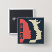 WMSD allgemeine quadratische Buttone Button (Vorne & Hinten)