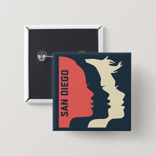 WMSD allgemeine quadratische Buttone Button (Vorne & Hinten)