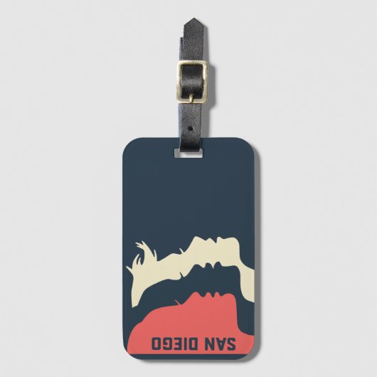 WMSD - Allgemeiner Gepäckanhänger (Vorderseite Vertikal)