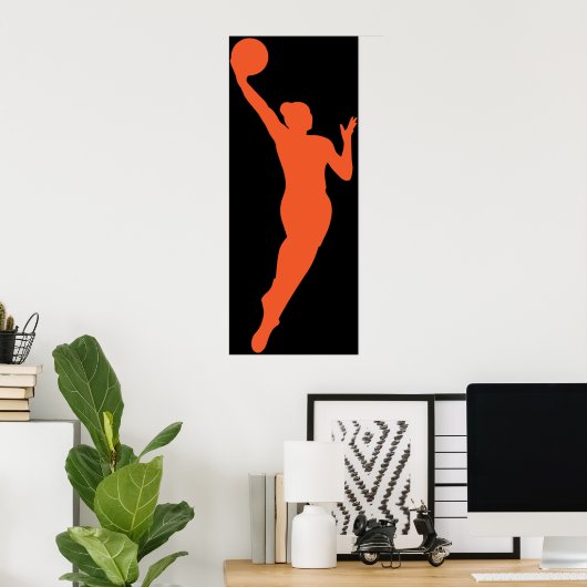 WNBA Basketball Poster (Heimbüro)