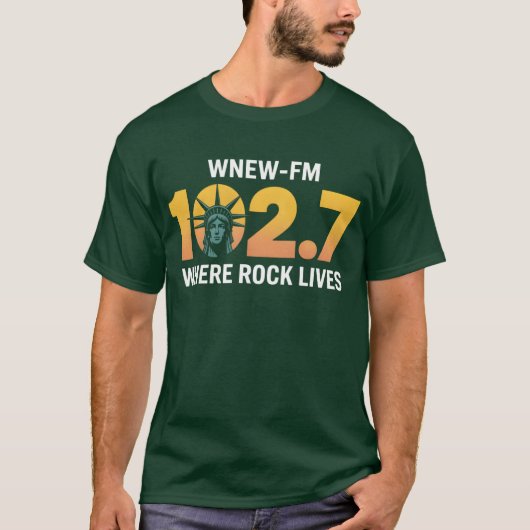 WNEW-FM 102,7 T-Shirt (Vorderseite)