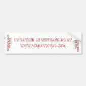 WNHM Bumber Aufkleber Autoaufkleber (Vorne)