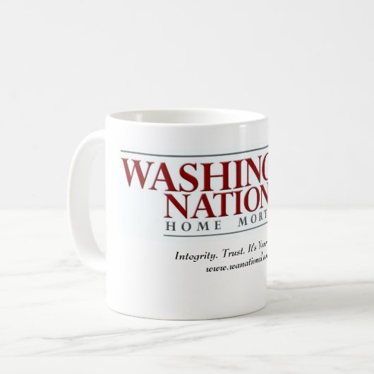 WNHM Logo-Tasse Kaffeetasse (Vorderseite Links)