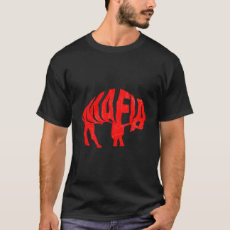Wny Pride T - Shirt - ausgeblendetes Rotes Buffalo